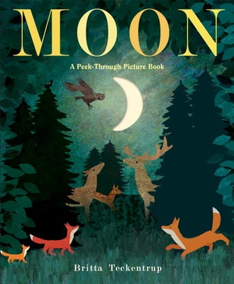 Moon: A Peek-Through Picture Book by Teckentrup, Britta