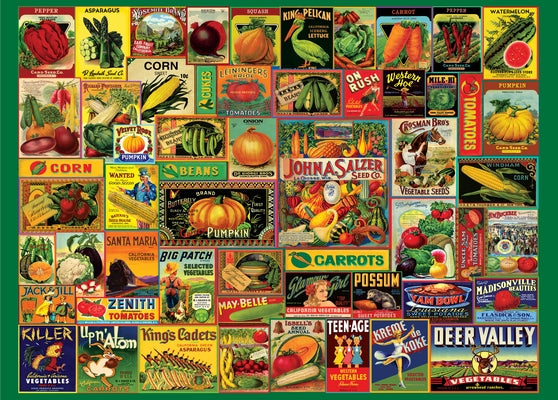 Vintage Seed Packets 1000 Piece Jigsaw Puzzle by Peter Pauper Press Inc