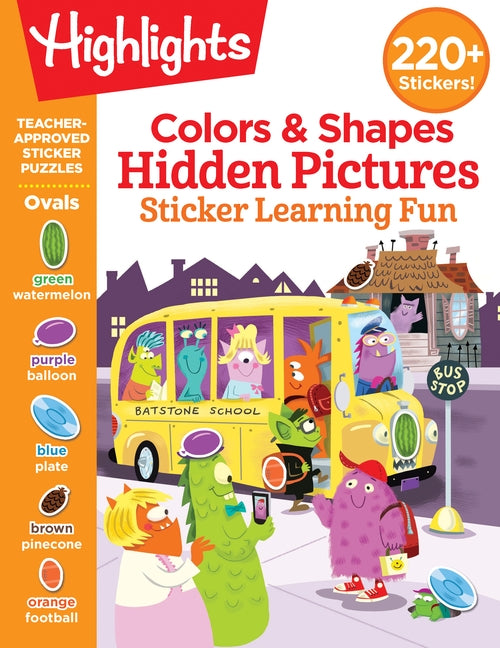 Colors & Shapes Hidden Pictures Sticker Learning Fun by Highlights Learning