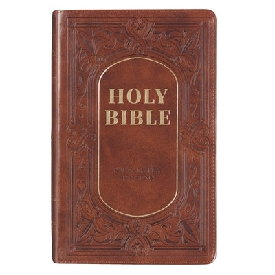 KJV Bible Giant Print Brown by 