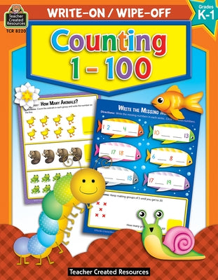 Write-On/Wipe-Off: Counting 1-100 by Teacher Created Resources
