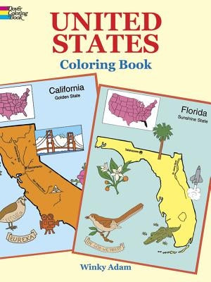 United States Coloring Book by Adam, Winky