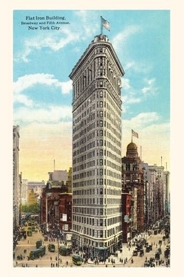 Vintage Journal Flat Iron Building, Manhatten by Found Image Press