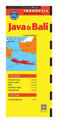 Java & Bali Travel Map Fourth Edition by Periplus Editors