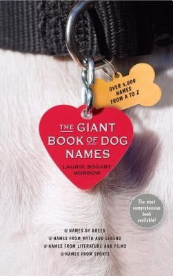 The Giant Book of Dog Names by Morrow, Laurie Bogart