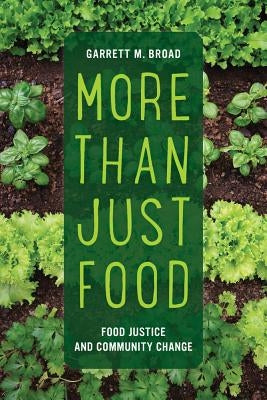 More Than Just Food: Food Justice and Community Change Volume 60 by Broad, Garrett