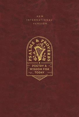 Niv, Psalms and Proverbs, Leathersoft Over Board, Burgundy, Comfort Print: Poetry and Wisdom for Today by Zondervan