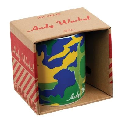 Andy Warhol Green Camouflage Mug by Galison