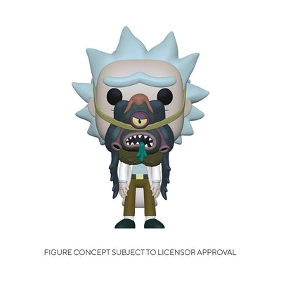 Pop Rick and Morty Rick with Glorzo Vinyl Figure by Funko