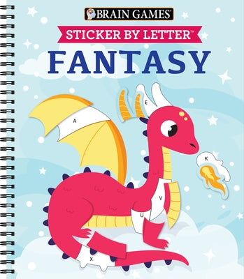Brain Games - Sticker by Letter: Fantasy by Publications International Ltd