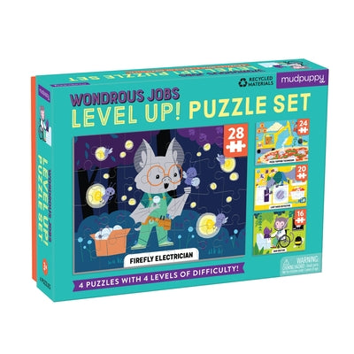 Wondrous Jobs Level Up! Puzzle Set by Galison Mudpuppy