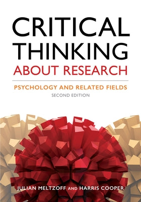 Critical Thinking about Research: Psychology and Related Fields by Cooper, Harris