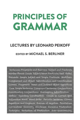 Principles of Grammar by Berliner, Michael S.