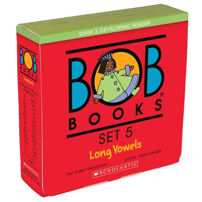 Bob Books - Long Vowels Box Set Phonics, Ages 4 and Up, Kindergarten, First Grade (Stage 3: Developing Reader) by Maslen, Bobby Lynn