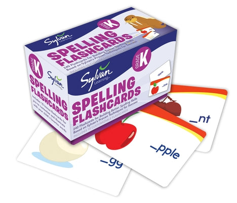 Kindergarten Spelling Flashcards: 240 Flashcards for Building Better Spelling Skills Based on Sylvan's Proven Techniques for Success by Sylvan Learning