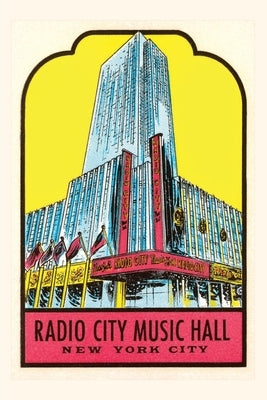 Vintage Journal Radio City Music Hall, New York by Found Image Press