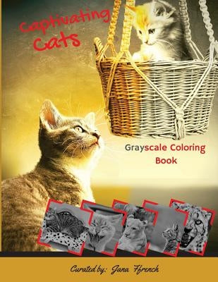 Captivating Cats Grayscale Coloring Book: Grayscale Coloring book/Adult Grayscale Coloring by Ffrench, Jana