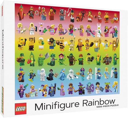 Lego Minifigure Rainbow 1000-Piece Puzzle by Lego