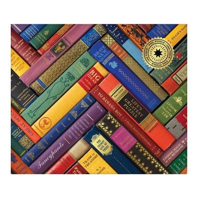 Phat Dog Vintage Library 1000 Piece Foil Stamped Puzzle by Galison