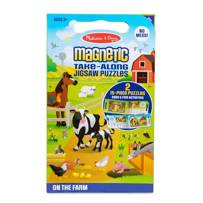 Take Along Magnetic Jigsaw Puzzles - On the Farm by Melissa & Doug