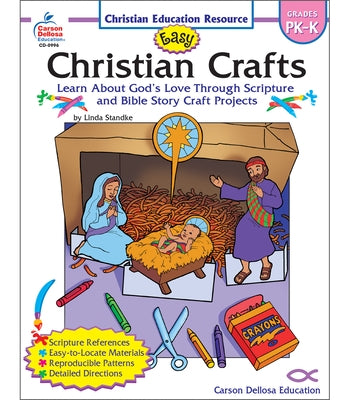 Easy Christian Crafts: Grades Pk-K by Standke, Linda