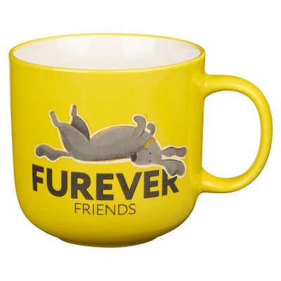 The Fur Side Coffee Mug for Dog Lovers, Furever Friends Ceramic by Christian Art Gifts