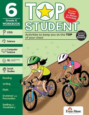 Top Student, Grade 6 Workbook by Evan-Moor Corporation