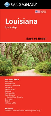 Rand McNally Easy to Read: Louisiana State Map by Rand McNally