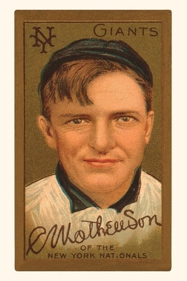 Vintage Journal Early Baseball Card, Christy Mathewson by Found Image Press