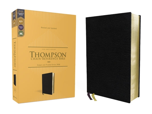 Kjv, Thompson Chain-Reference Bible, European Bonded Leather, Black, Red Letter, Comfort Print by Thompson, Frank Charles