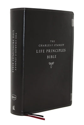 Nkjv, Charles F. Stanley Life Principles Bible, 2nd Edition, Leathersoft, Black, Indexed, Comfort Print: Growing in Knowledge and Understanding of God by Stanley, Charles F.