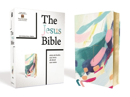 The Jesus Bible, NIV Edition, Leathersoft, Multi-Color/Teal, Comfort Print by Passion Publishing