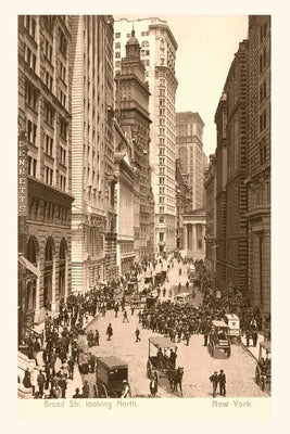 Vintage Journal Vintage View of Broad Street, New York City by Found Image Press