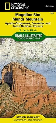 Mogollon Rim, Munds Mountain Map [Apache-Sitgreaves, Coconino, and Tonto National Forests] by National Geographic Maps