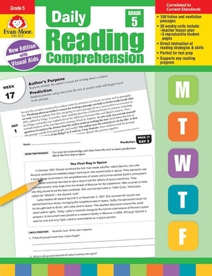 Daily Reading Comprehension, Grade 5 Teacher Edition by Evan-Moor Corporation