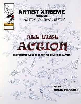 All Girl Action Pose Reference Book by Proctor, Brian