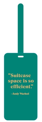 Andy Warhol Quotation Luggage Tag by Galison