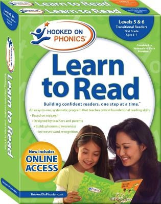 Hooked on Phonics Learn to Read - Levels 5&6 Complete, 3: Transitional Readers (First Grade Ages 6-7) by Hooked on Phonics