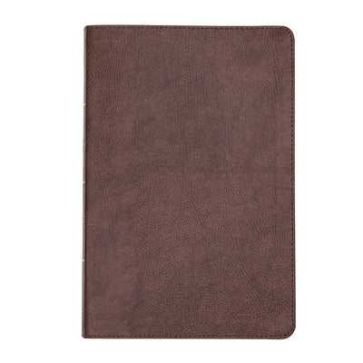 CSB Large Print Thinline Bible, Brown Bonded Leather by Csb Bibles by Holman