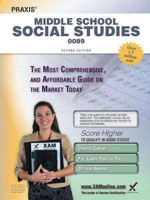 Praxis Middle School Social Studies 0089 Teacher Certification Study Guide Test Prep by Wynne, Sharon A.