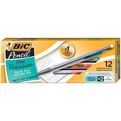 Bic Xtra-Precision Mechanical Pencil, 0.5mm, #2 Hard Lead, Dozen (91077/Mpf11) by Bic