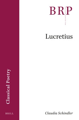 Lucretius by Schindler, Claudia