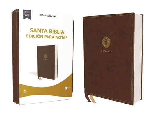 Reina Valera 1960 Santa Biblia Edición Para Notas, Leathersoft, Café, Letra Roja by Vida