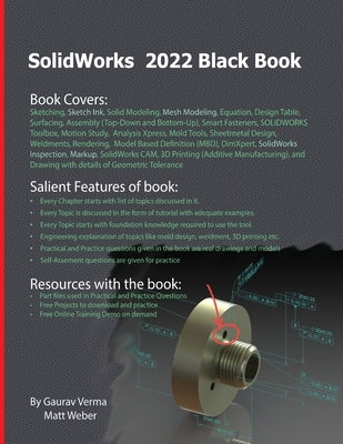 SolidWorks 2022 Black Book by Verma, Gaurav