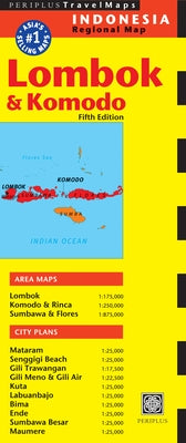 Lombok & Komodo Travel Map Fifth Edition by Periplus Editors