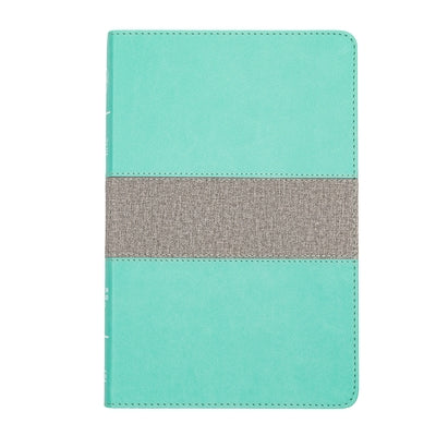 CSB Thinline Reference Bible, Mint/Gray Leathertouch by Csb Bibles by Holman