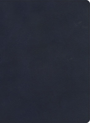 KJV Single-Column Wide-Margin Bible, Navy Leathertouch by Holman Bible Publishers
