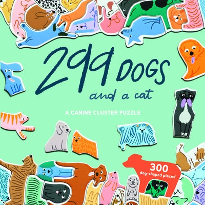 299 Dogs (and a Cat) 300 Piece Puzzle: A Canine Cluster Puzzle by Maupetit, L&#233;a
