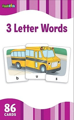 3 Letter Words (Flash Kids Flash Cards) by Flash Kids