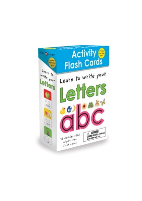 Wipe-Clean: Activity Flash Cards Letters: 26 Double-Sided Wipe-Clean Flash Cards -- Includes Pen! by Priddy, Roger